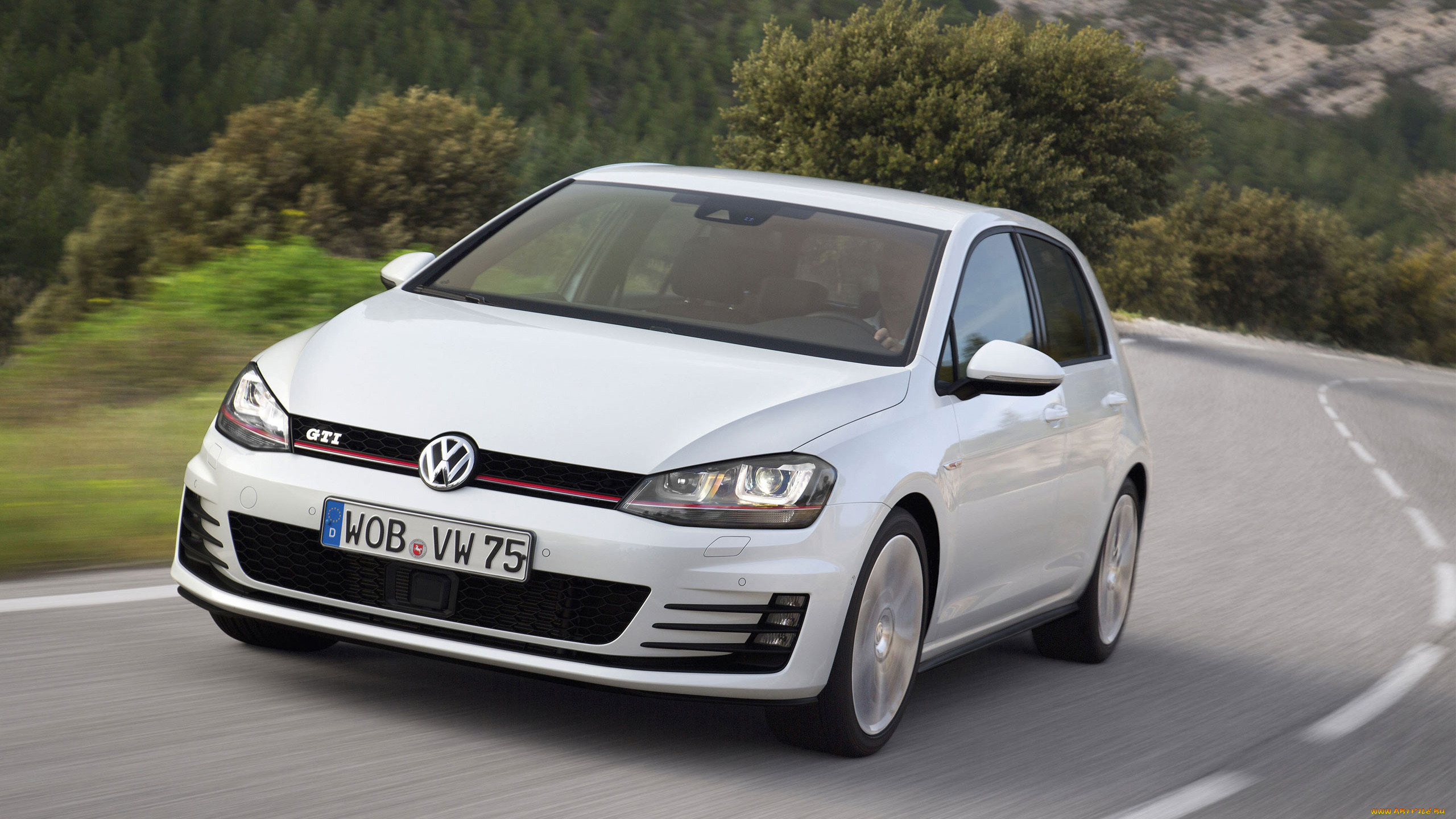 , volkswagen, golf, gti, car